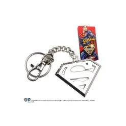 Llavero de Acero con Escudo de Superman de DC Comics