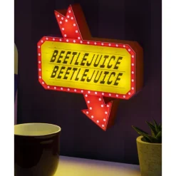 Lámpara Cartel Beetlejuice 22 x 25 cm