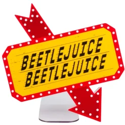 Lámpara Cartel Beetlejuice 22 x 25 cm