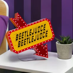 Lámpara Cartel Beetlejuice 22 x 25 cm
