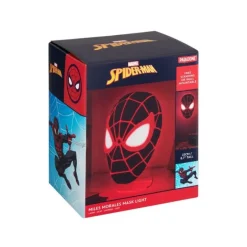 Lámpara 3D LED Miles Morales Máscara Spider-Man