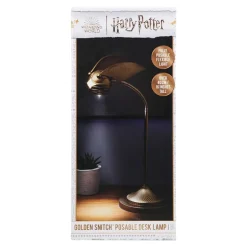 Lámpara de ambiente ajustable Snitch Dorada 36cm Harry Potter