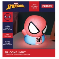 Lámpara de Silicona 3D Spider-Man 14 Cm