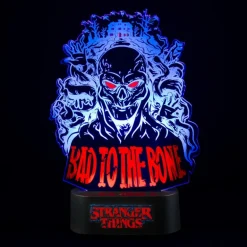 Lámpara LED de Mesa Stranger Things Bad to the Bone