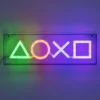 Lámpara LED Estilo Neón Símbolos PlayStation
