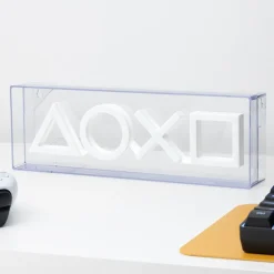 Lámpara LED Estilo Neón Símbolos PlayStation