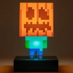 Lámpara Minecraft Zombie Jack O Lantern 12 cm
