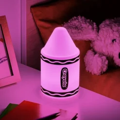 Lámpara Squishy Glo Crayola Multicolor 18 cm con Batería USB