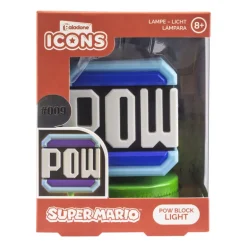 Lámpara Super Mario Bloque POW