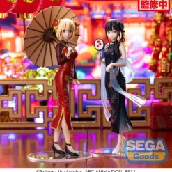 Lycoris Recoil Estatua Luminasta PVC Chisato Nishikigi Estilo Chino