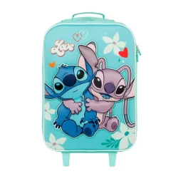 Maleta Trolley infantil Angel y Stitch Love