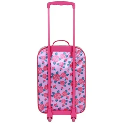 Maleta Trolley Soft 3D Disney Princesas Flowers, Rosa