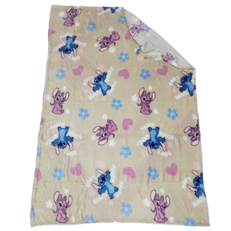 Manta coralina Ángel y Stitch Disney