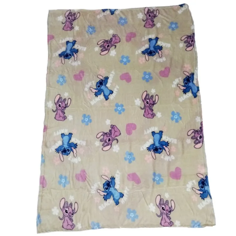 Manta coralina Ángel y Stitch Disney