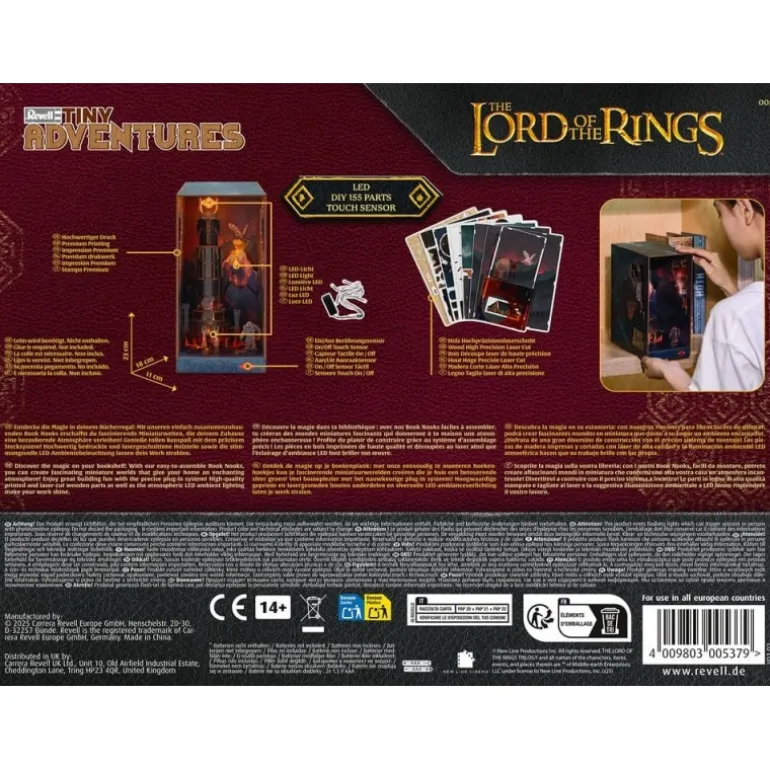 Maqueta Book Nook Barad-Dûr El Señor de los Anillos 23 cm