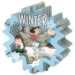 Maqueta Peanuts Puremind Wooden Theater Winter Wonderland