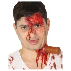 Maquillaje FXs de Cicatriz con Estaca Clavada