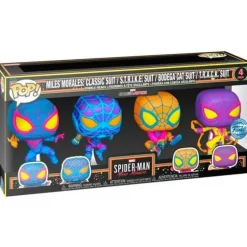 Marvel Pack de 4 Figuras POP! TV Vinyl Miles Morales 9 cm