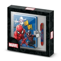 Marvel Spiderman Pack Diario A5 y Bolígrafo 6 Colores