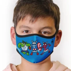 Mascarilla Reutilizable SuperOvejas Kukuxumusu Juvenil