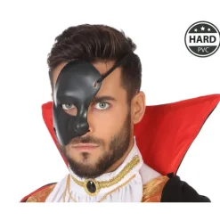 Media Máscara Negra Fantasma de la Ópera