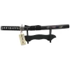 Mini Katana Vaina Negra con Grabado 45 cm