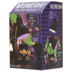 Mini lámpara con minifigura Wednesday (Miércoles)