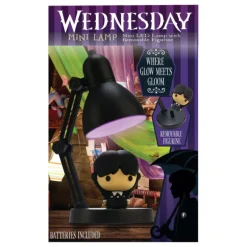 Mini lámpara con minifigura Wednesday (Miércoles)