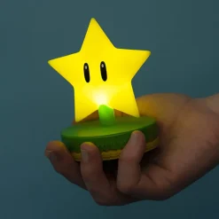 Mini Lámpara 3D Super Mario Star 10 cm