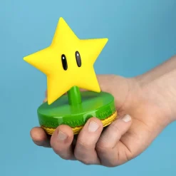 Mini Lámpara 3D Super Mario Star 10 cm