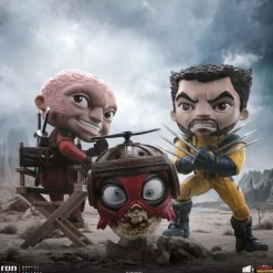 Minifiguras Deadpool y Wolverine Mini Co. de 14 cm