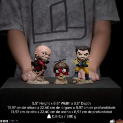 Minifiguras Deadpool y Wolverine Mini Co. de 14 cm