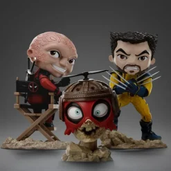 Minifiguras Deadpool y Wolverine Mini Co. de 14 cm