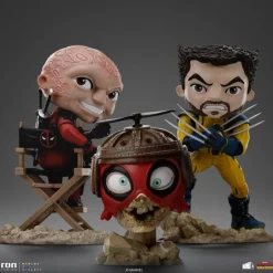 Minifiguras Deadpool y Wolverine Mini Co. de 14 cm