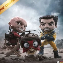 Minifiguras Deadpool y Wolverine Mini Co. de 14 cm