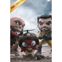 Minifiguras Deadpool y Wolverine Mini Co. de 14 cm