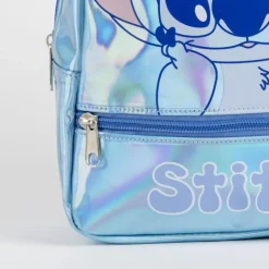 Mochila Casual Iridiscente de Stitch 100% PU Azul