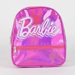 Mochila Casual Iridiscente Barbie 100% PU Rosa