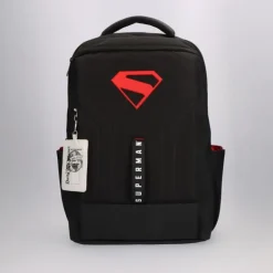 Mochila Casual Técnica Superman Negra de Poliéster