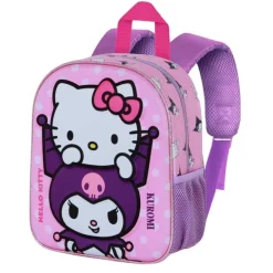 Mochila 3D Rosa Sanrio Hello Kitty Infantil con Relieve