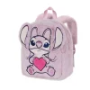 Mochila de Peluche Disney Lilo y Stitch Angel Rosa