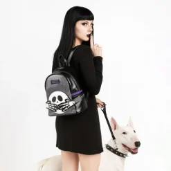 Mochila de Polipiel Negra Nightmare Before Christmas