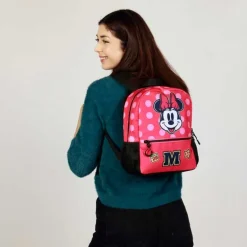 Mochila Disney Minnie Mouse Sweet Rosa Pequeña