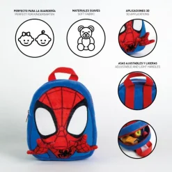 Mochila Guardería Spidey de Peluche