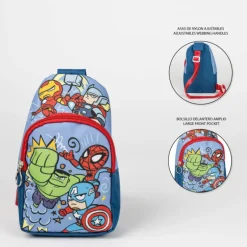 Mochila Infantil Bandolera Avengers