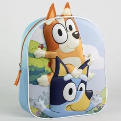 Mochila Infantil 3D Bluey