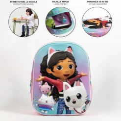 MOCHILA INFANTIL 3D GABBY´S DOLLHOUSE