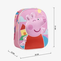 Mochila Infantil 3D Peppa Pig - Perfecta para los Pequeños Aventureros