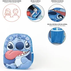 Mochila Infantil 3D Stitch