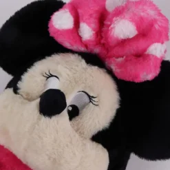 Mochila Infantil de Peluche Minnie 100% Poliéster Fucsia